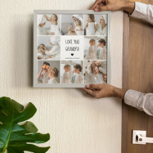 Modernes Collage Foto Liebe Opa Bestes Geschenk