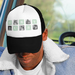 Modernes Collage Foto Minze Bestes Hubby-Geschenk Truckerkappe<br><div class="desc">Das moderne Collage Foto Mint Best Hubby Geschenk ist eine personalisierte Geschenkidee für Ehemänner, die die Schönheit einer Foto-Collage mit dem Charme eines Minzrahmens verbindet. Dieses einzigartige Geschenk ist dazu gedacht, die unvergesslichsten Momente zu zeigen, die das Paar gemeinsam hat, wie z.B. ihren Hochzeitstag, romantische Termine, Ferien und andere wichtige...</div>