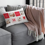 Modernes Collage Foto Rot & Rosa Beste Mama je Ges Lendenkissen<br><div class="desc">Modernes Collage Foto Rot & Rosa Beste Mama je Geschenk.Bestes Personalisiertes Geschenk für Mütter Tag,  Frauentag oder Mama Geburtstag. Überraschende Mama mit einem Geschenk,  das so Phantastisch ist wie sie.</div>