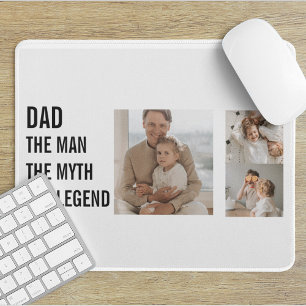 Modernes Collage Foto   VATER Mousepad
