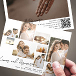 Modernes Collage individualisierbarer QR-Code Mult Save The Date<br><div class="desc">Mit einem modernen,  eleganten und anpassbaren Qr Code Multi-Foto schaffen Sie Save the Date das perfekte personalisierte für Ihren besonderen Tag. Fügen Sie Ihre Lieblings-Fotos hinzu,  passen Sie die Farben an und lass Ihren Gästen zu wissen,  dass Ihr großer Tag mit diesem einzigartigen Save the Date kommt.</div>