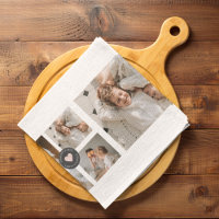 Modernes Collage Personalisiertes Familiengeschenk