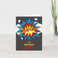 Modernes Comic Buch KAPOW Pop Geburtstag