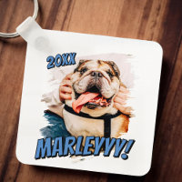Modernes Comic Einfaches Grunge Custom Pet Foto