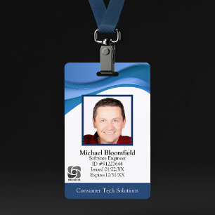 Modernes Computersoftware-Unternehmen IT Reparatur Ausweis