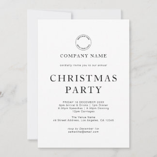 Modernes Corporate Any Color Weihnachts-Party Einladung