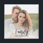 Modernes Couple Collage Foto & liebevolles Familie Magnet<br><div class="desc">Modernes Couple Collage Foto & liebevolles Familiengeschenk</div>