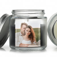 Modernes Couple Collage Foto & Minimal Familienges