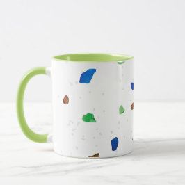Modernes Crystal Terrazzo Muster Tasse