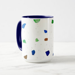 Modernes Crystal Terrazzo Muster Tasse