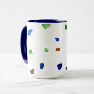 Modernes Crystal Terrazzo Muster Tasse