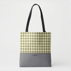 Modernes Damask-Muster Tasche