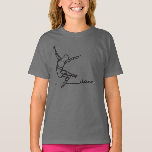 Modernes Dance-T-Shirt (Kinder) T-Shirt (Vorderseite)