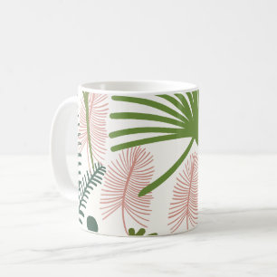 Modernes Dekorationsmuster aus Foliage Kaffeetasse