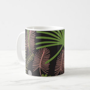 Modernes Dekorationsmuster aus Foliage Kaffeetasse