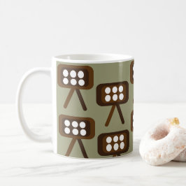 Modernes dekoratives Set des Fernsehens aus dem Mi Kaffeetasse