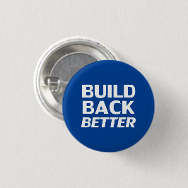 Modernes demokratisches Party für bessere Zeiten Button