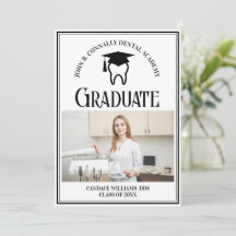 Modernes Dental School Foto Custom Abschluss