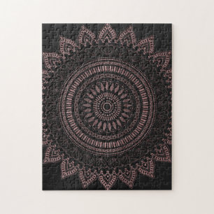 Modernes Design der Rose Mandala