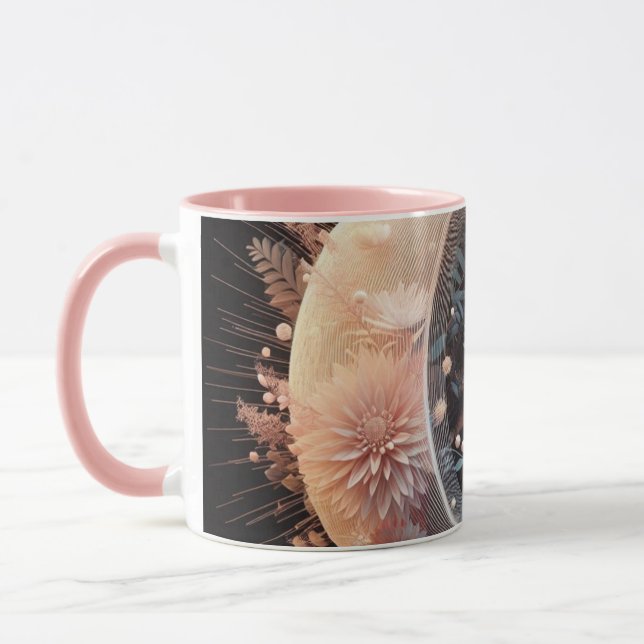 Modernes Design der Tasse und Niedliche Tasse und  (Links)