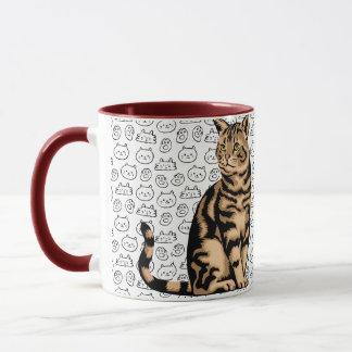 Modernes Design der Tasse und Niedliche Tasse und 