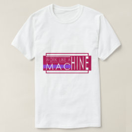 Modernes Design der Typografie im weißen Text T-Shirt