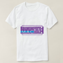 Modernes Design der Typografie im weißen Text T-Shirt
