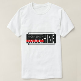 Modernes Design der Typografie im weißen Text T-Shirt