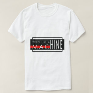 Modernes Design der Typografie im weißen Text T-Shirt