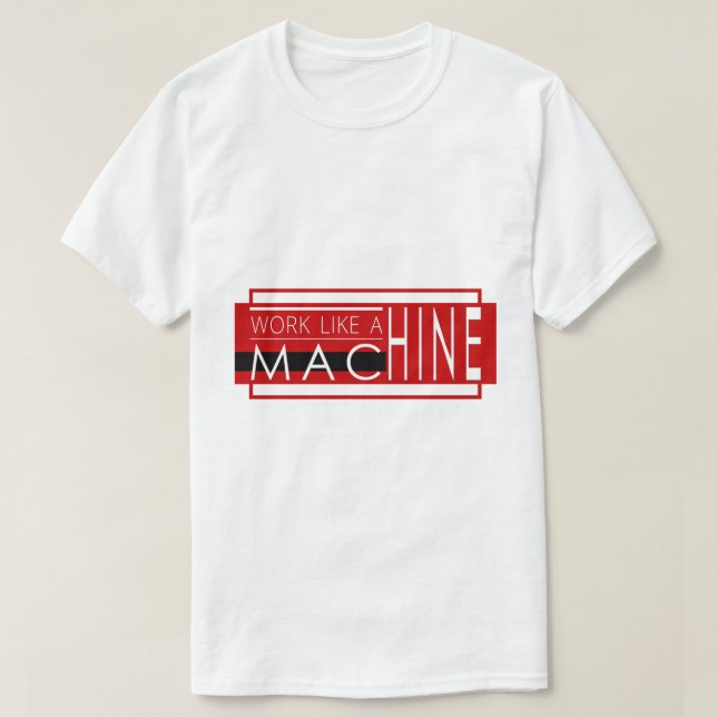 Modernes Design der Typografie im weißen Text T-Shirt (Design vorne)