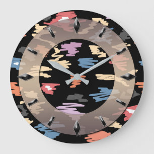 Modernes Design der Wanduhr. Große Wanduhr