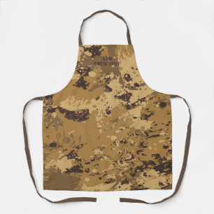 Modernes Design der Wüstenbraun-Camouflage-Camouf Schürze