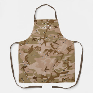 Modernes Design der Wüstenbraun-Camouflage-Camouf Schürze