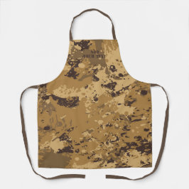 Modernes Design der Wüstenbraun-Camouflage-Camoufl Schürze
