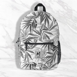 Modernes Design des tropischen Leaf-Musters Bedruckter Rucksack