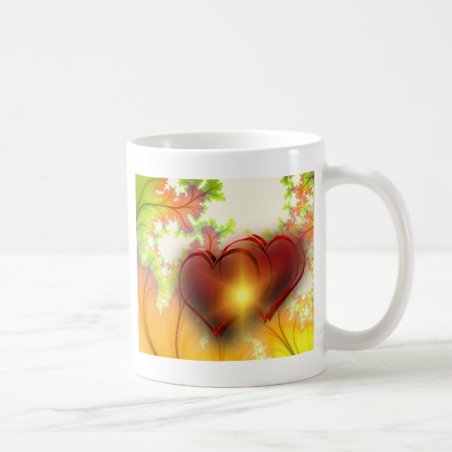 Modernes Design Design Muster Accessoires, Liebe Kaffeetasse (Rechts)