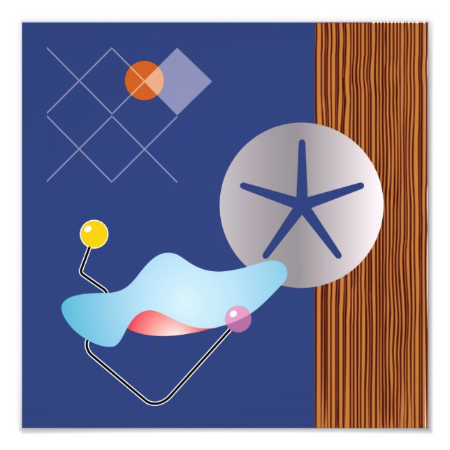 Modernes Design Eames Homepages Print Fotodruck (Vorne)