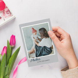 Modernes Design Foto Holiday Card Dankeskarte