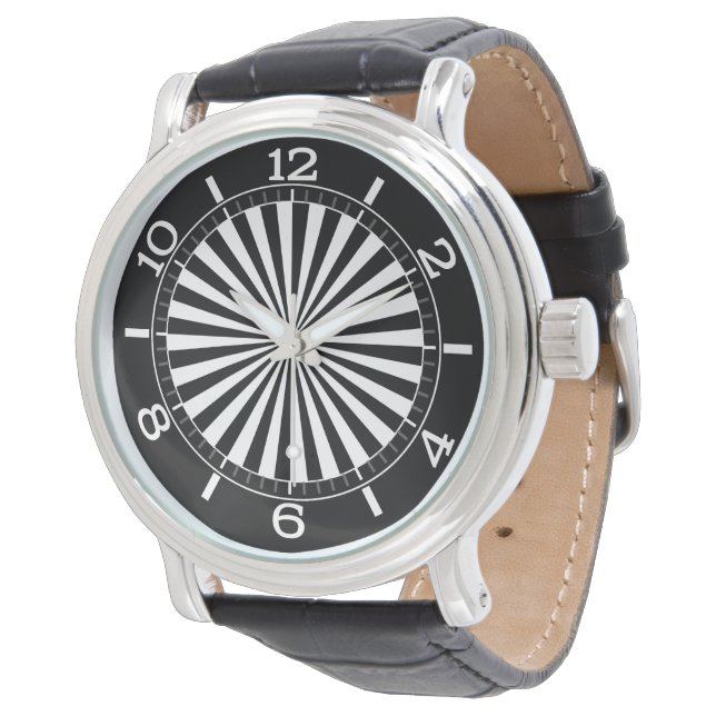 Modernes Design für die optische Burst Spinning Wh Armbanduhr (Schrägansicht)