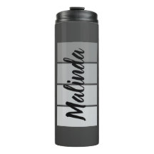 Modernes Design für Skriptnamen - Schwarz Minimali