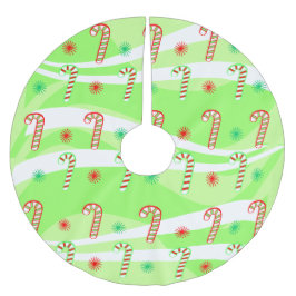 Modernes Design für Weihnachtskanäle Polyester Weihnachtsbaumdecke