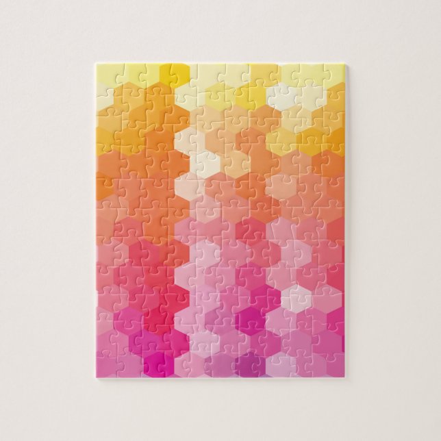 Modernes Design-Hexagon-Muster (Vertikal)