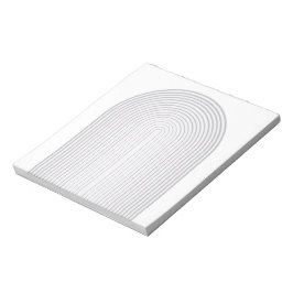 Modernes Design in Beige Notizblock