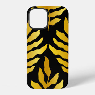 Modernes Design mit Blätter. Tropische Blätter aus iPhone 12 Hülle