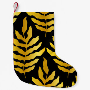 Modernes Design mit Blätter. Tropische Blätter aus Kleiner Weihnachtsstrumpf
