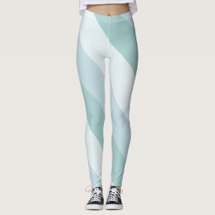 Modernes Design mit elegantem, blauem, grünem Temp Leggings