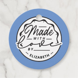 Modernes Design mit Liebe Circle Label Tags