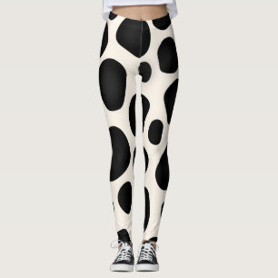 Modernes Design mit schwarzen Mustern Leggings