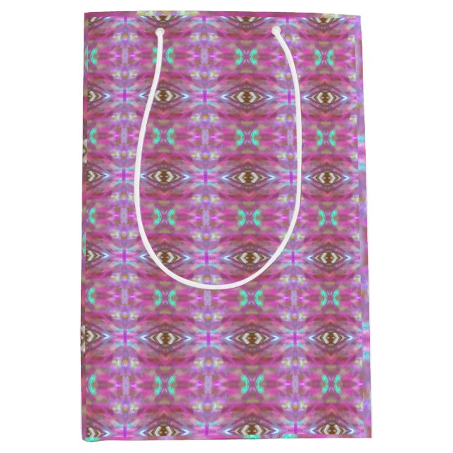 Modernes Design Mittlere Geschenktüte (Vorderseite)