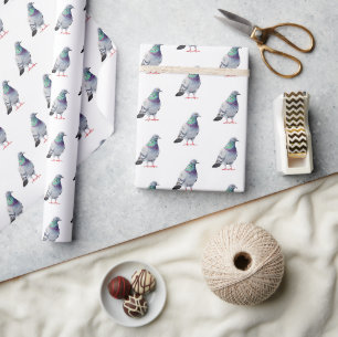 Modernes Design-Muster für Pigeon Geschenkpapier